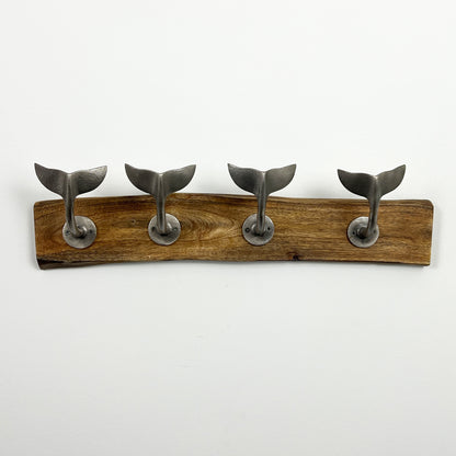 Whale Tail Storage Hook Rack – Silver