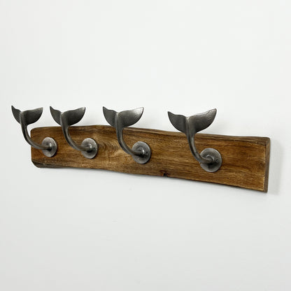 Whale Tail Storage Hook Rack – Silver