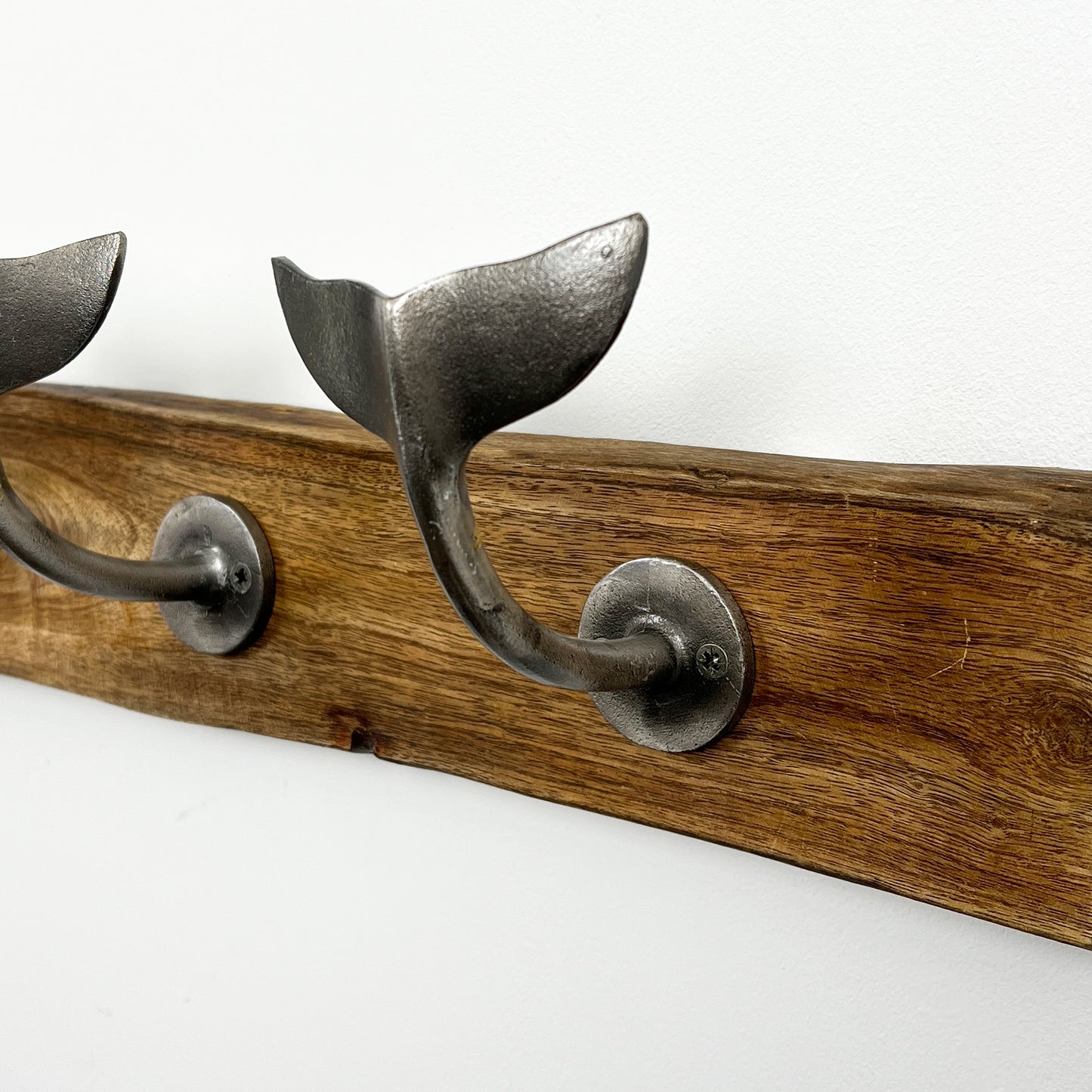 Whale Tail Storage Hook Rack – Silver