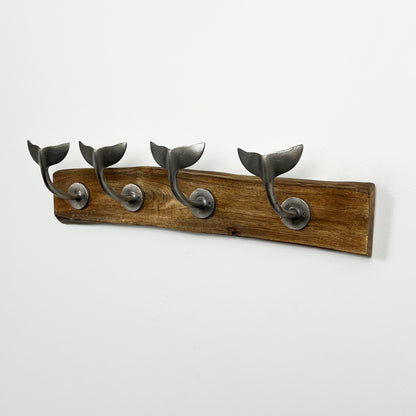 Whale Tail Storage Hook Rack – Silver