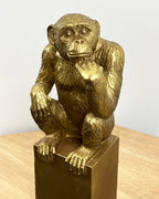 Large Thinking Monkey Ornament – Resin