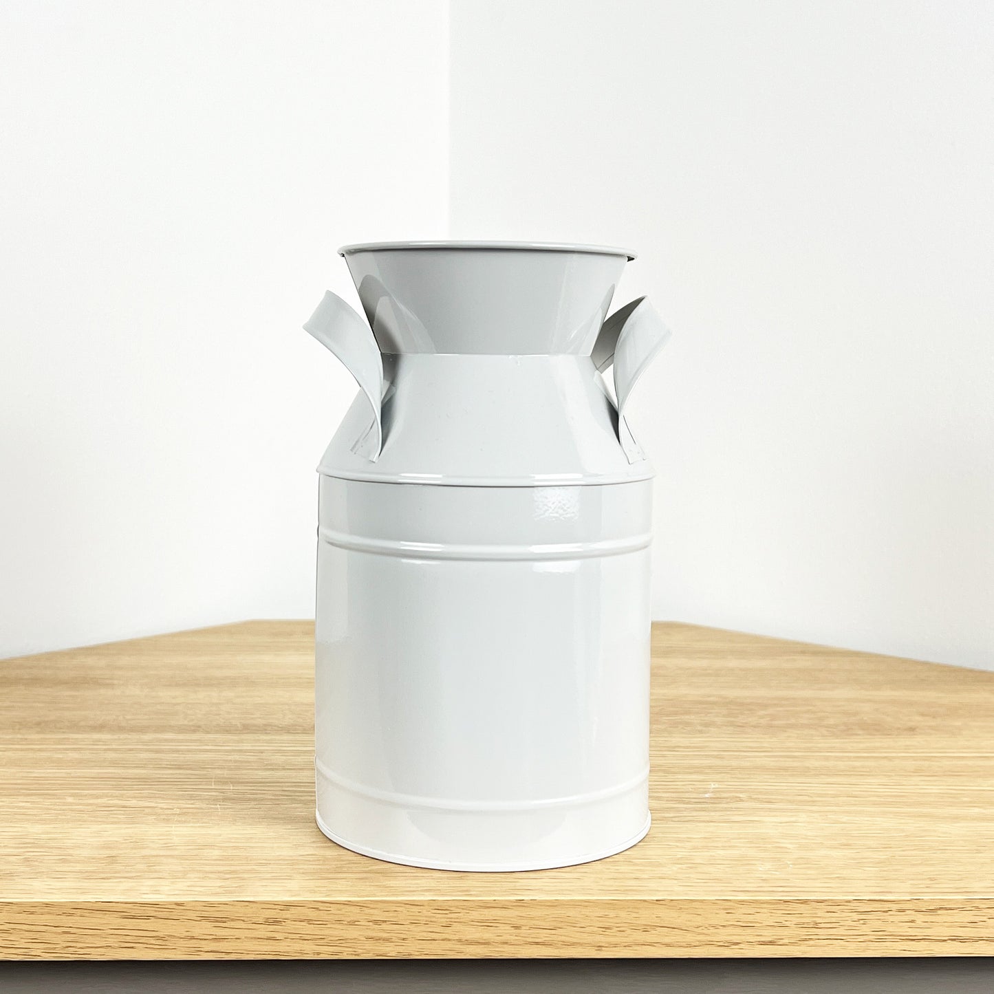 19cm Milk Churn Vase / Planter - Grey