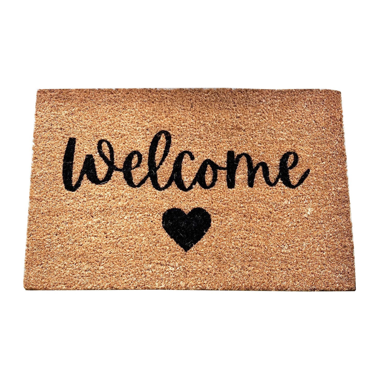 'Welcome' 🖤 Coir Doormat - 60 x 40cm