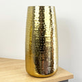 32cm Tall Large Decorative Metal Vase for Flowers – Gold