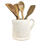 15cm Crackle Glazed Rustic Kitchen Utensil Storage Jug – Ceramic