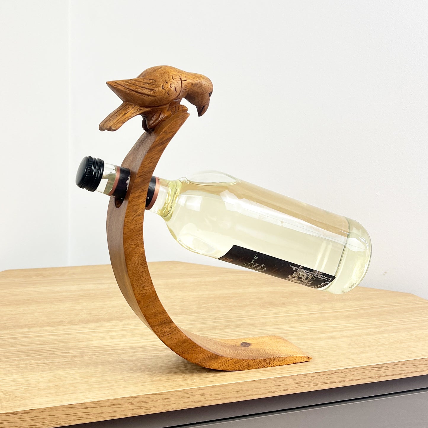 Balancing Wine Bottle Holder - Tropical Bird