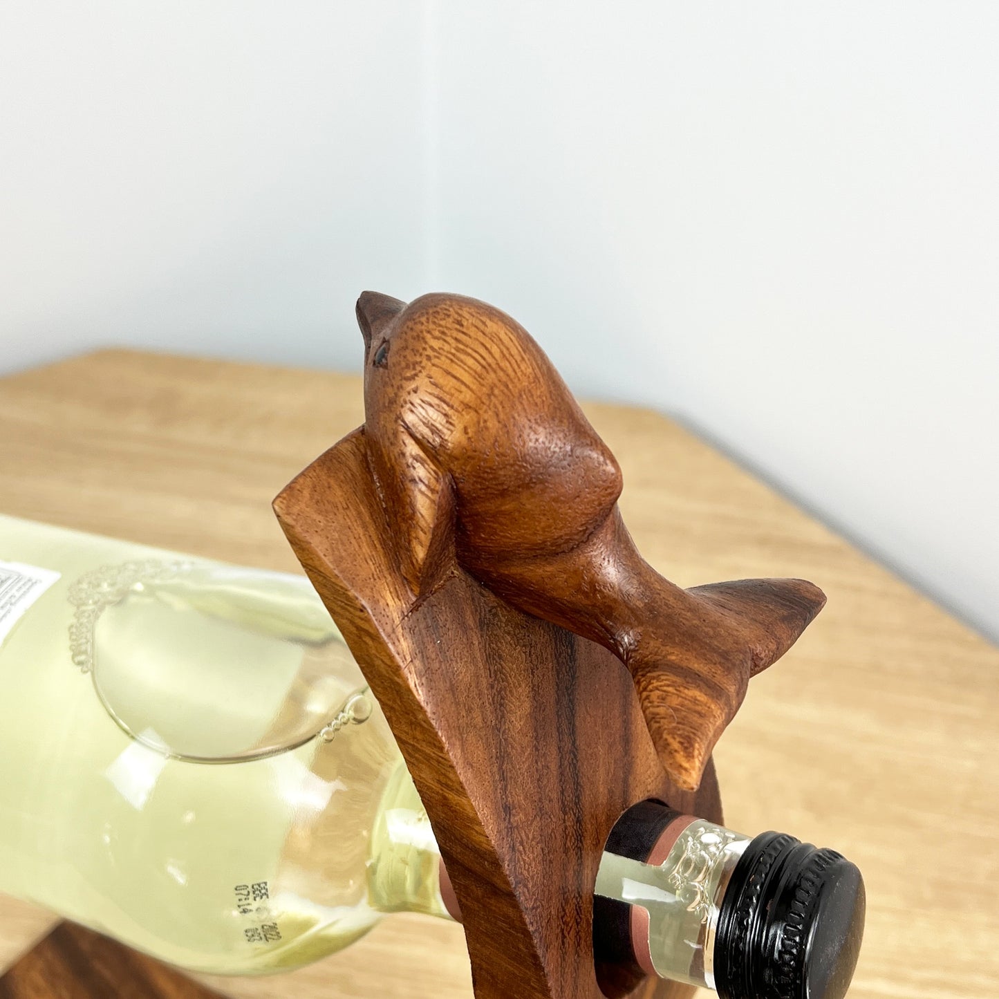 Balancing Wine Bottle Holder - Dolphin