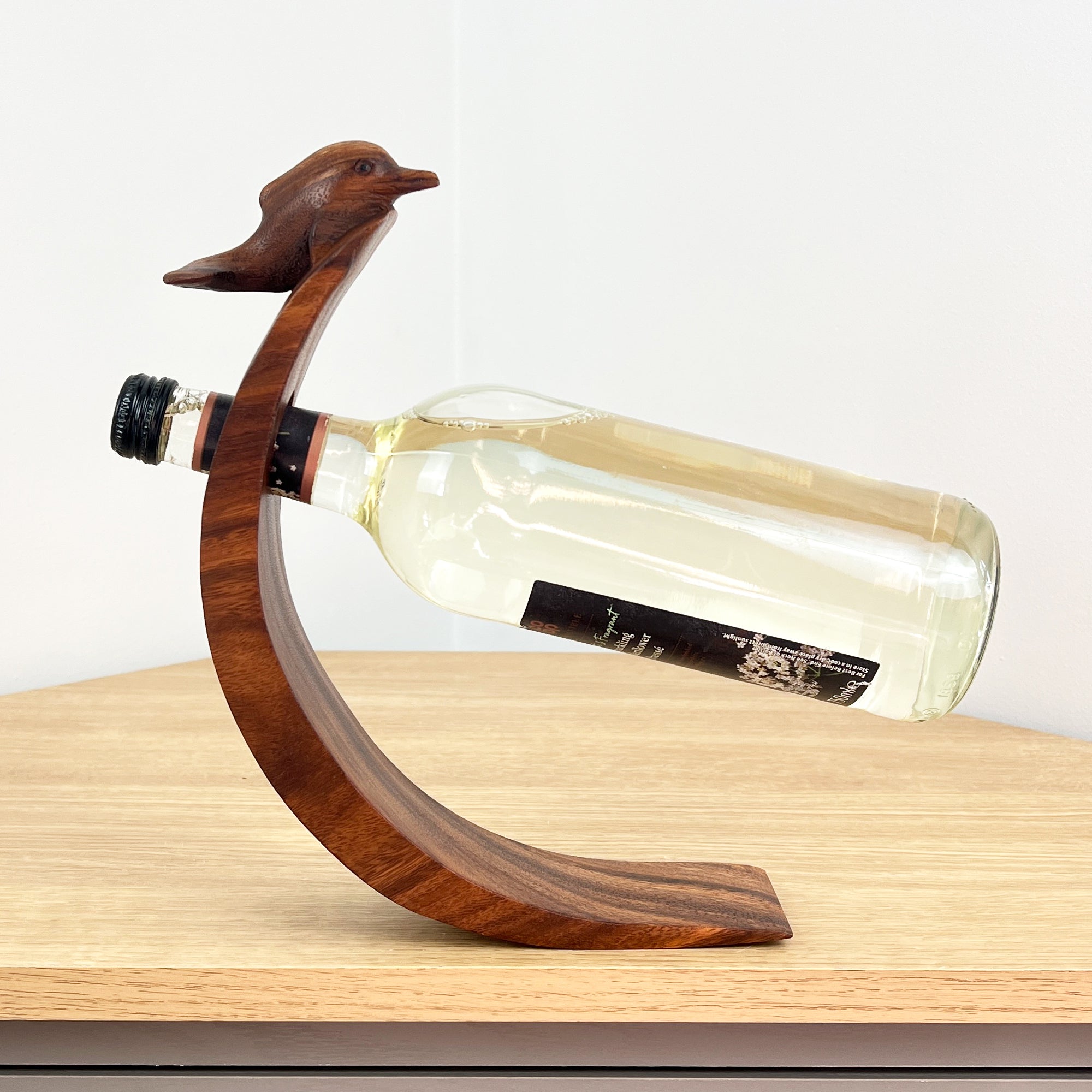 Balancing Wine Bottle Holder - Dolphin
