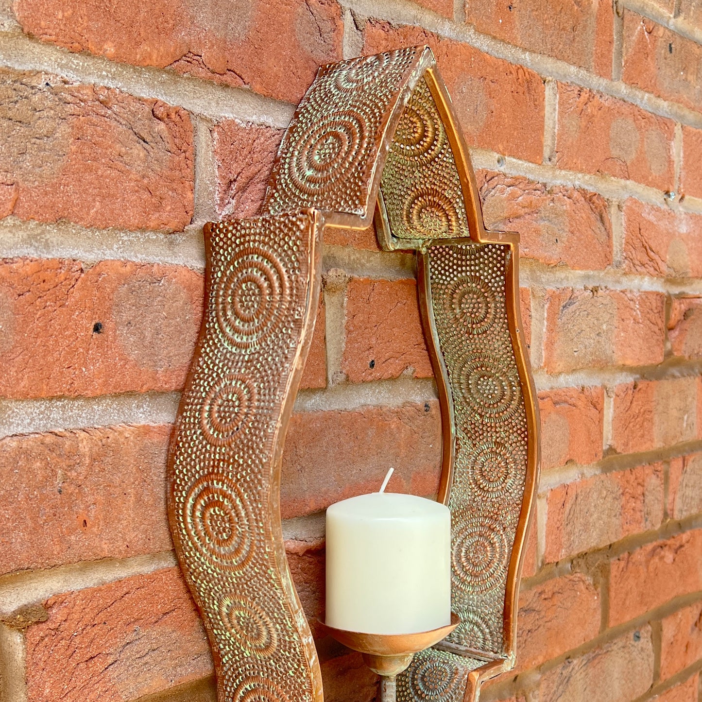Moroccan Style Wall Mounted Candle Holder