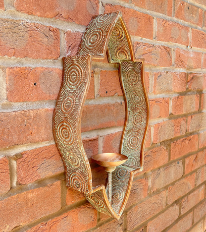 Moroccan Style Wall Mounted Candle Holder