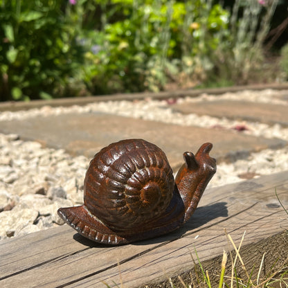 Cast Iron Snail Ornament