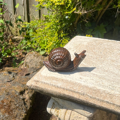 Cast Iron Snail Ornament