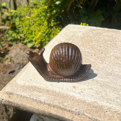 Cast Iron Snail Ornament