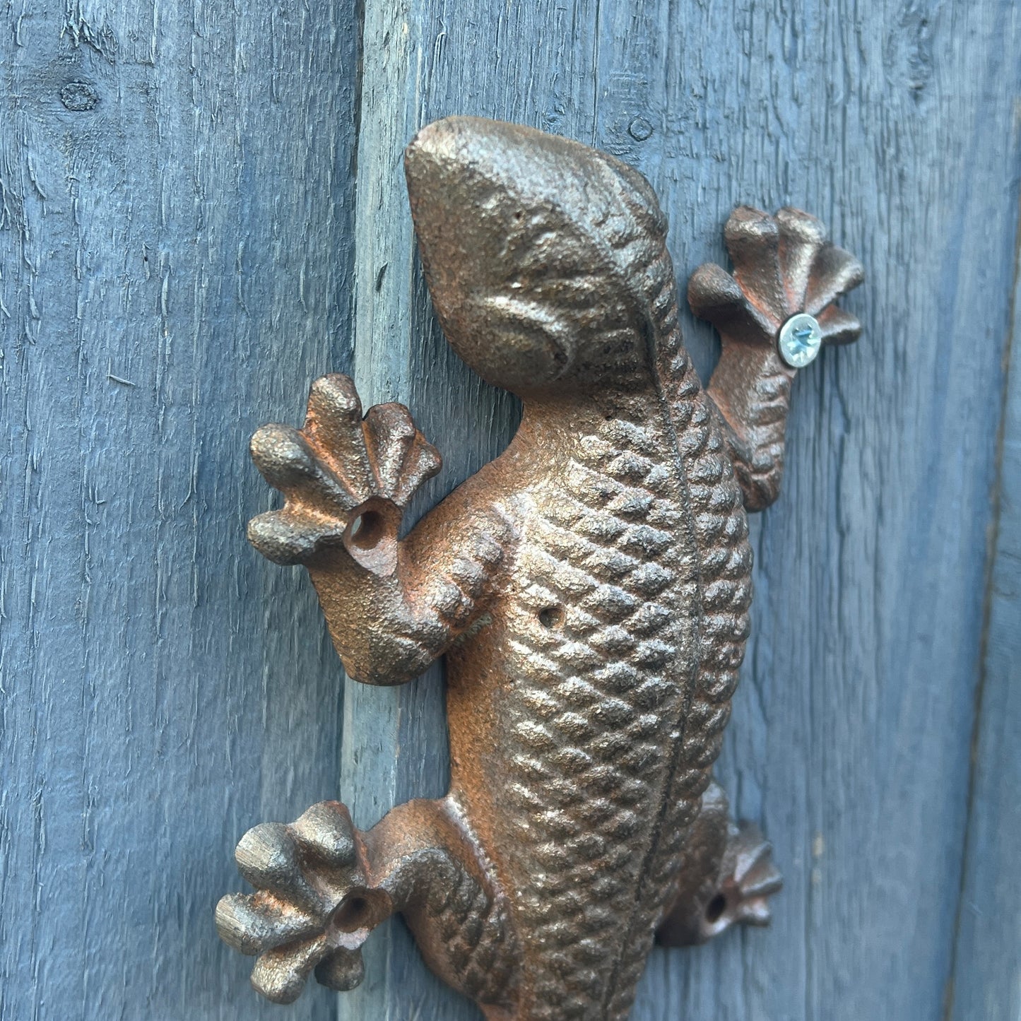 Cast Iron Gecko Wall Hook