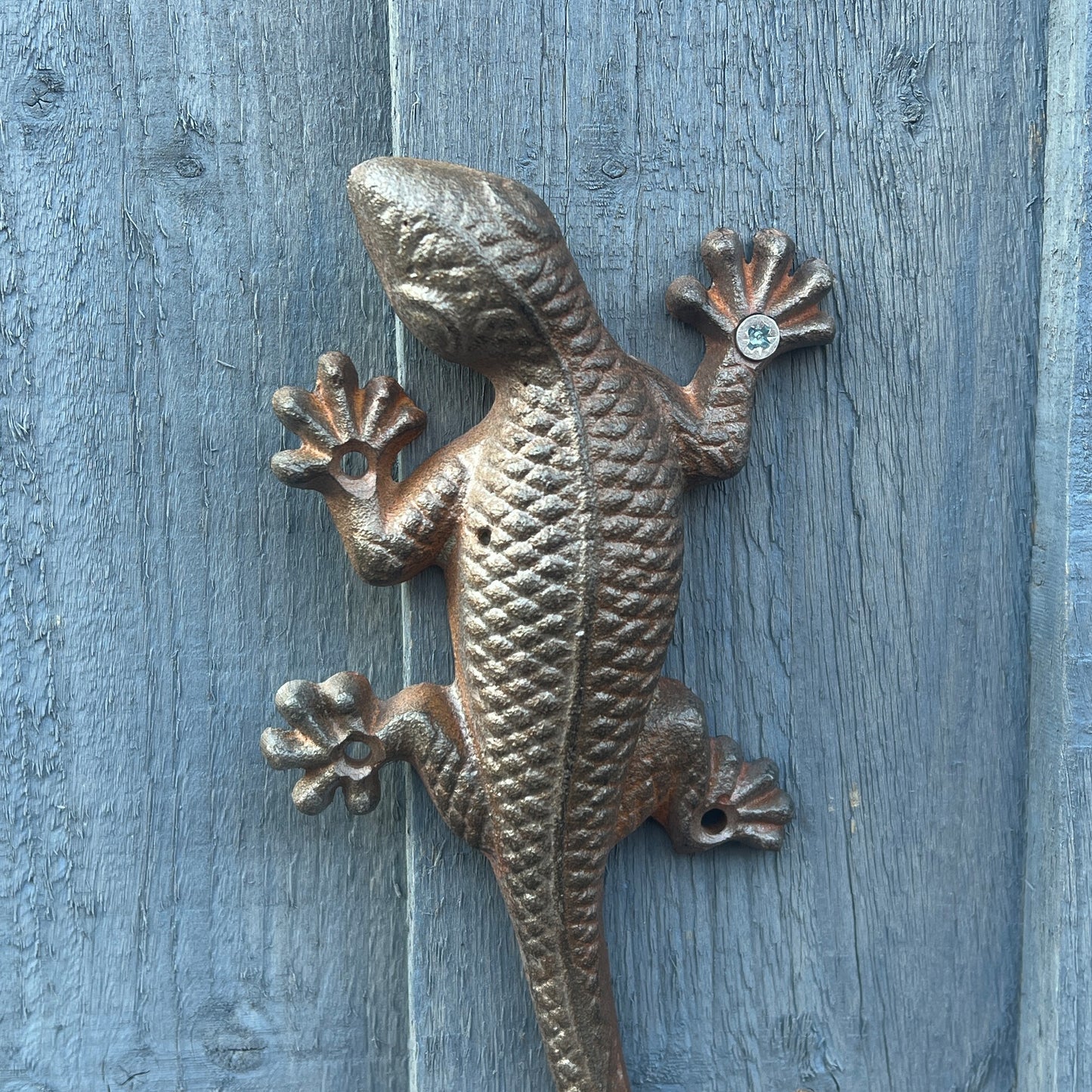 Cast Iron Gecko Wall Hook