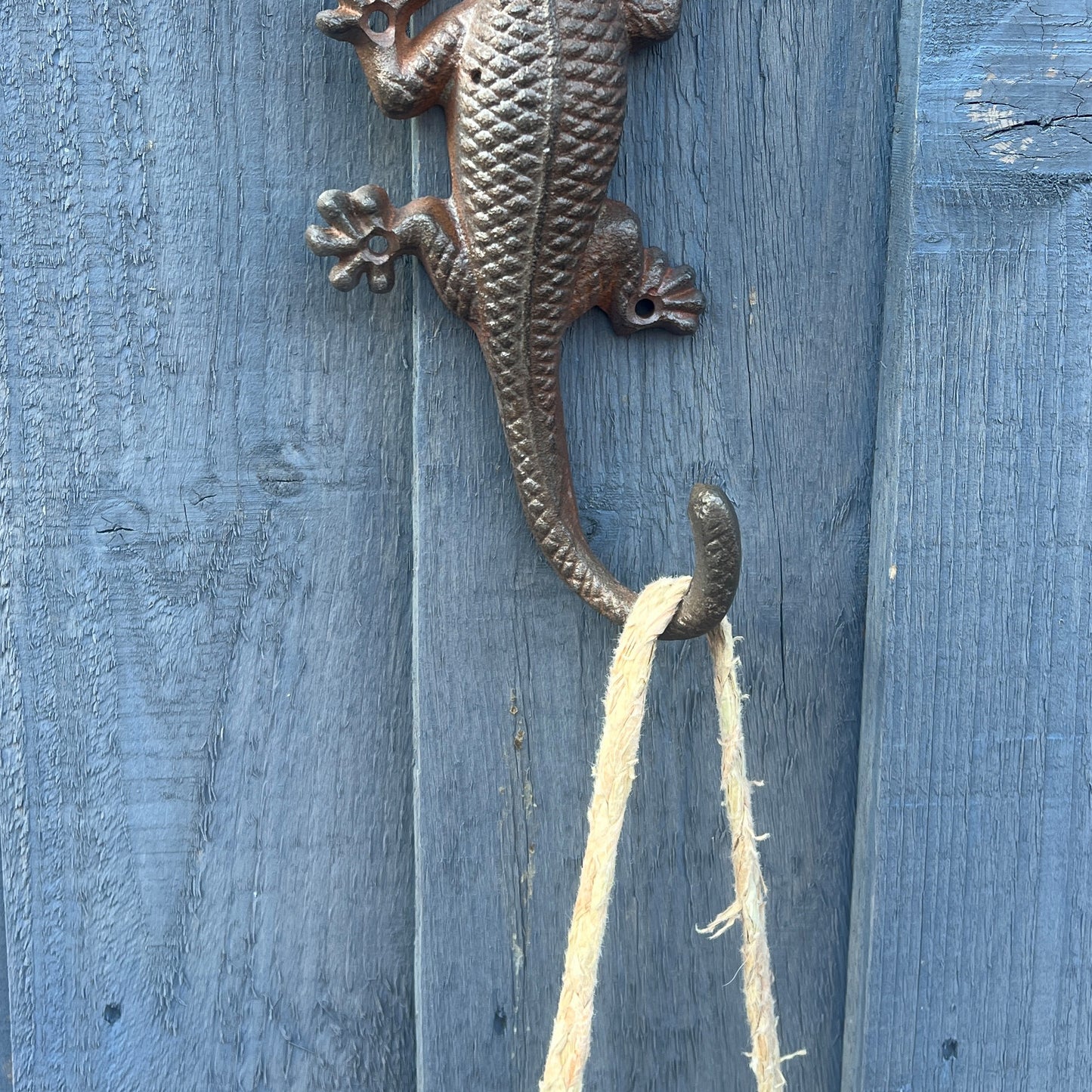 Cast Iron Gecko Wall Hook