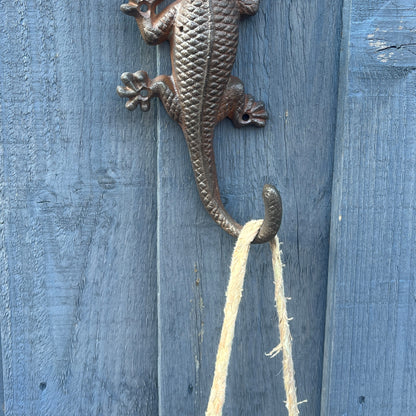 Cast Iron Gecko Wall Hook