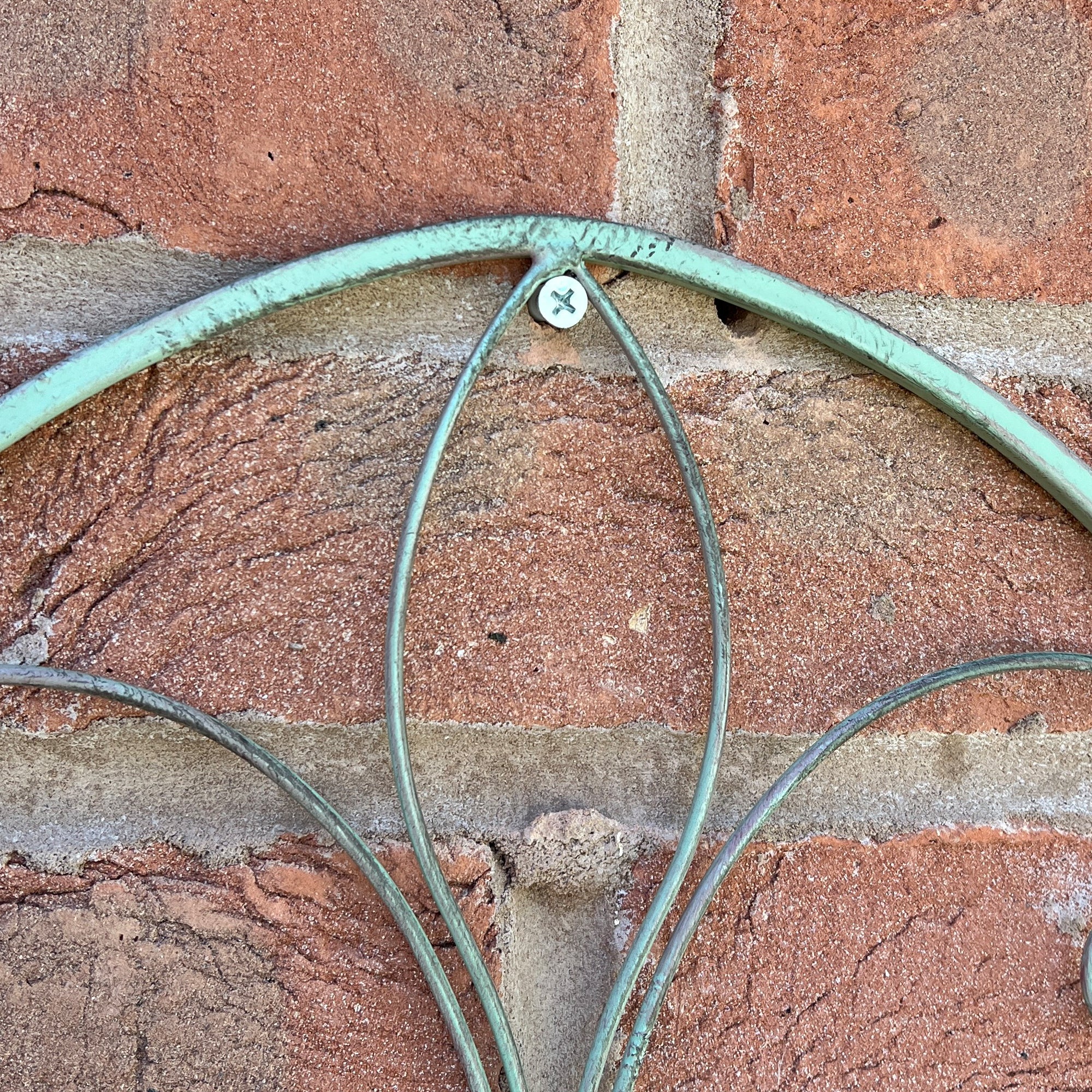 Set of 2 Vintage Style Wall Mounted Outdoor Planter Shelves