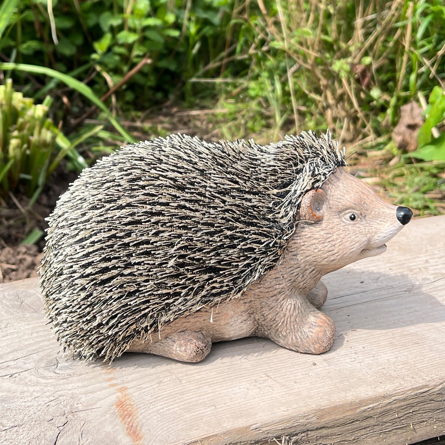 Hedgehog Garden Ornament - Ceramic