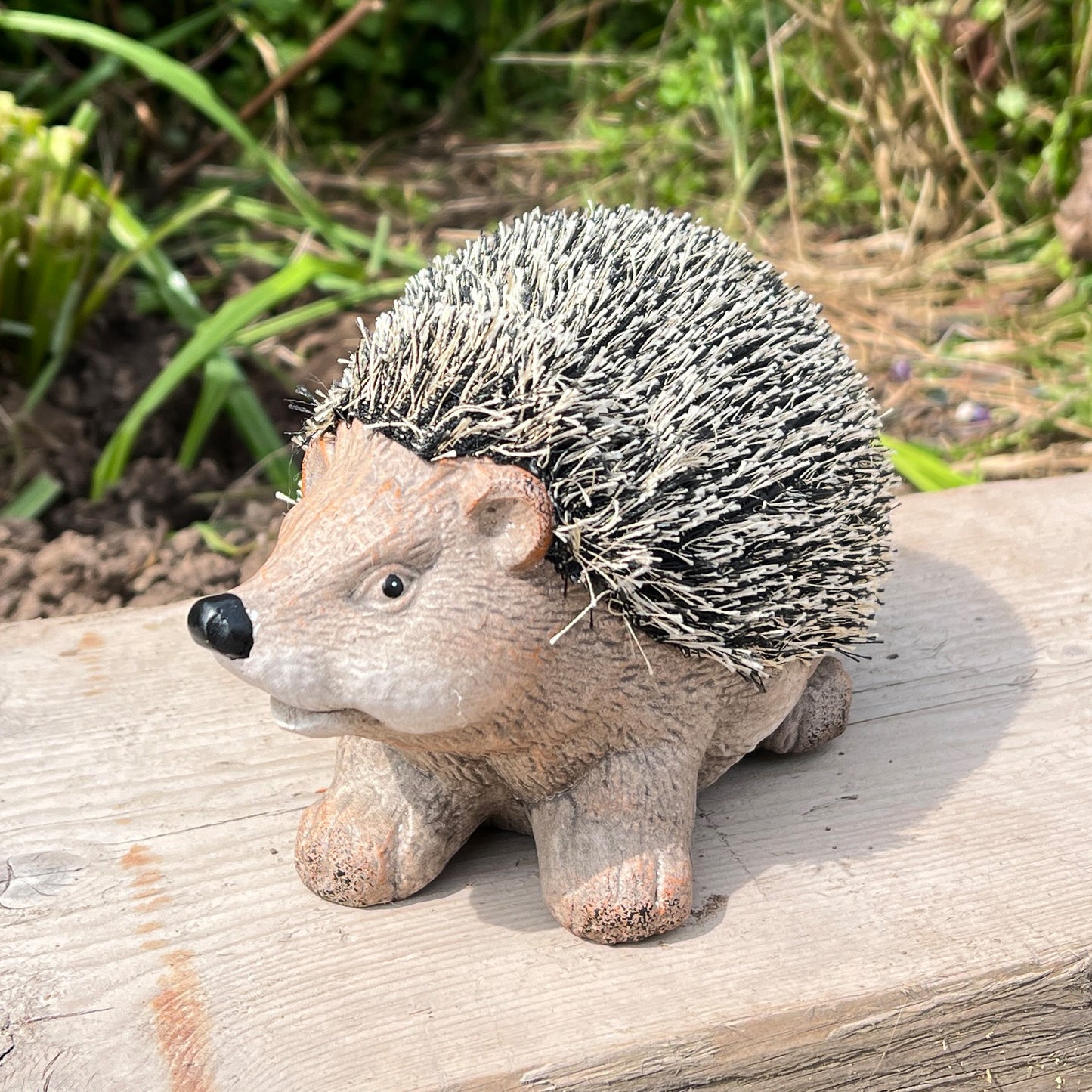 Hedgehog Garden Ornament - Ceramic