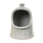 Salt Pig - Grey and White Hearts