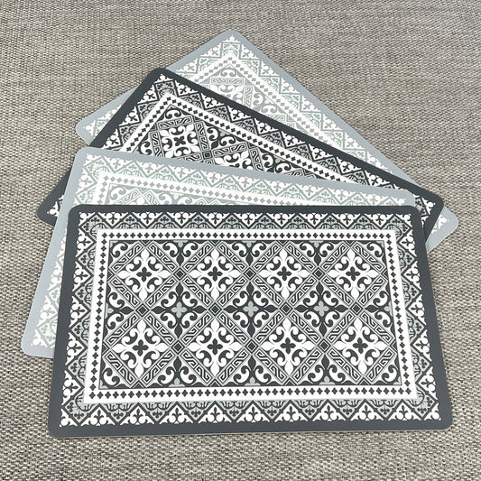 Wipeable PVC Moroccan Tile Placemats - 43cm x 28cm