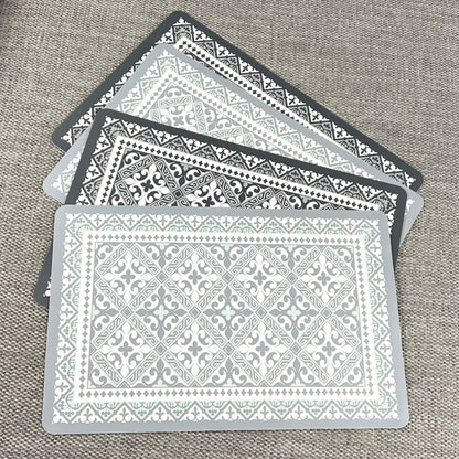 Wipeable PVC Moroccan Tile Placemats - 43cm x 28cm