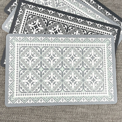 Wipeable PVC Moroccan Tile Placemats - 43cm x 28cm