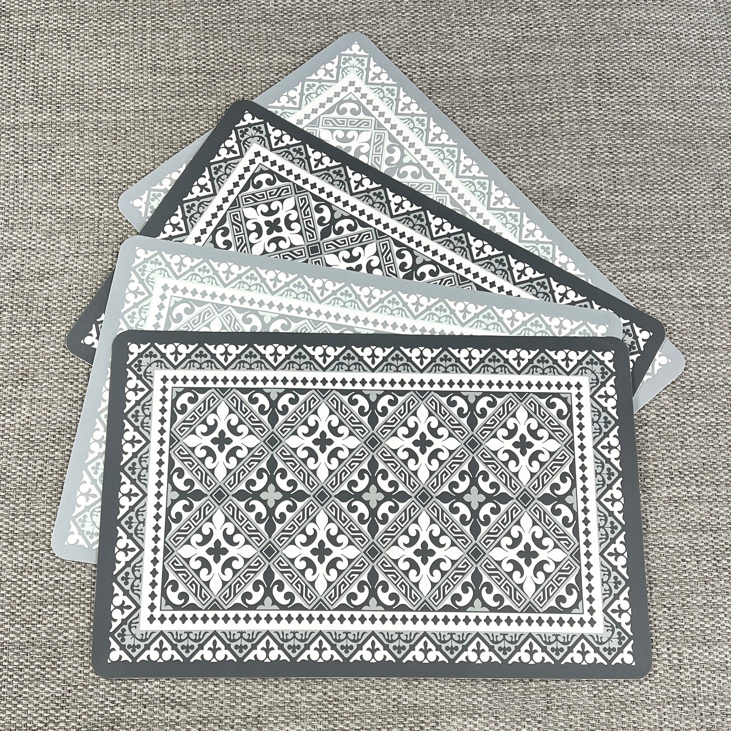 Wipeable PVC Moroccan Tile Placemats - 43cm x 28cm