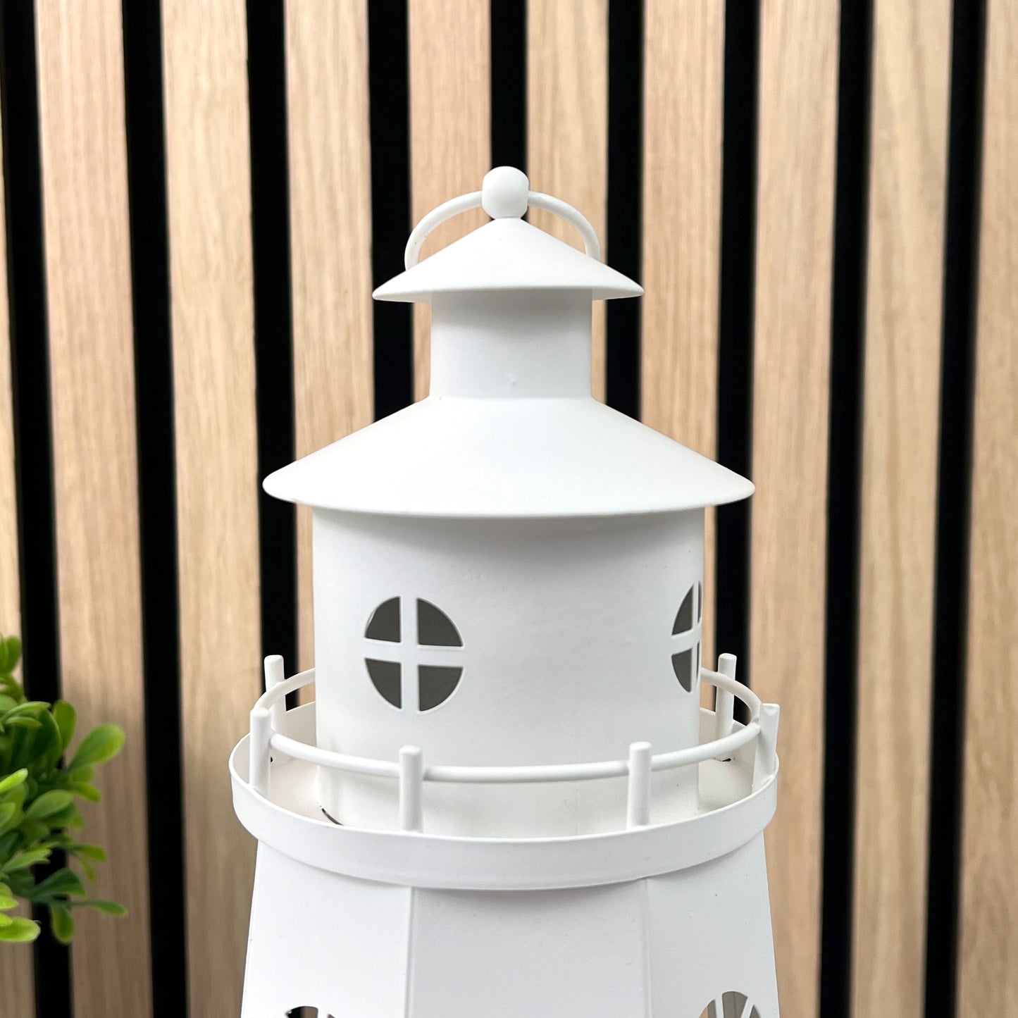 31cm Tall Lighthouse Tea Light Candle Holder