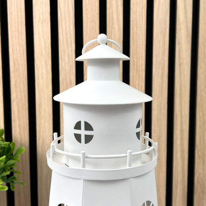 31cm Tall Lighthouse Tea Light Candle Holder