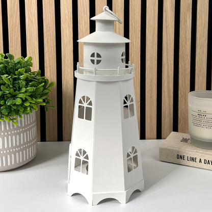 31cm Tall Lighthouse Tea Light Candle Holder