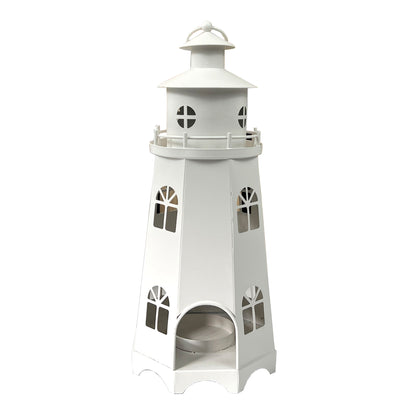 31cm Tall Lighthouse Tea Light Candle Holder