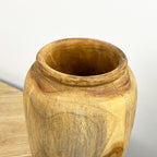 Handmade Wooden Vase 25cm Tall