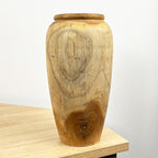 Handmade Wooden Vase 25cm Tall