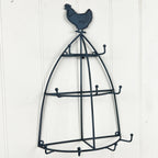 Wall Mounted Cockerel Mug Tree Holder