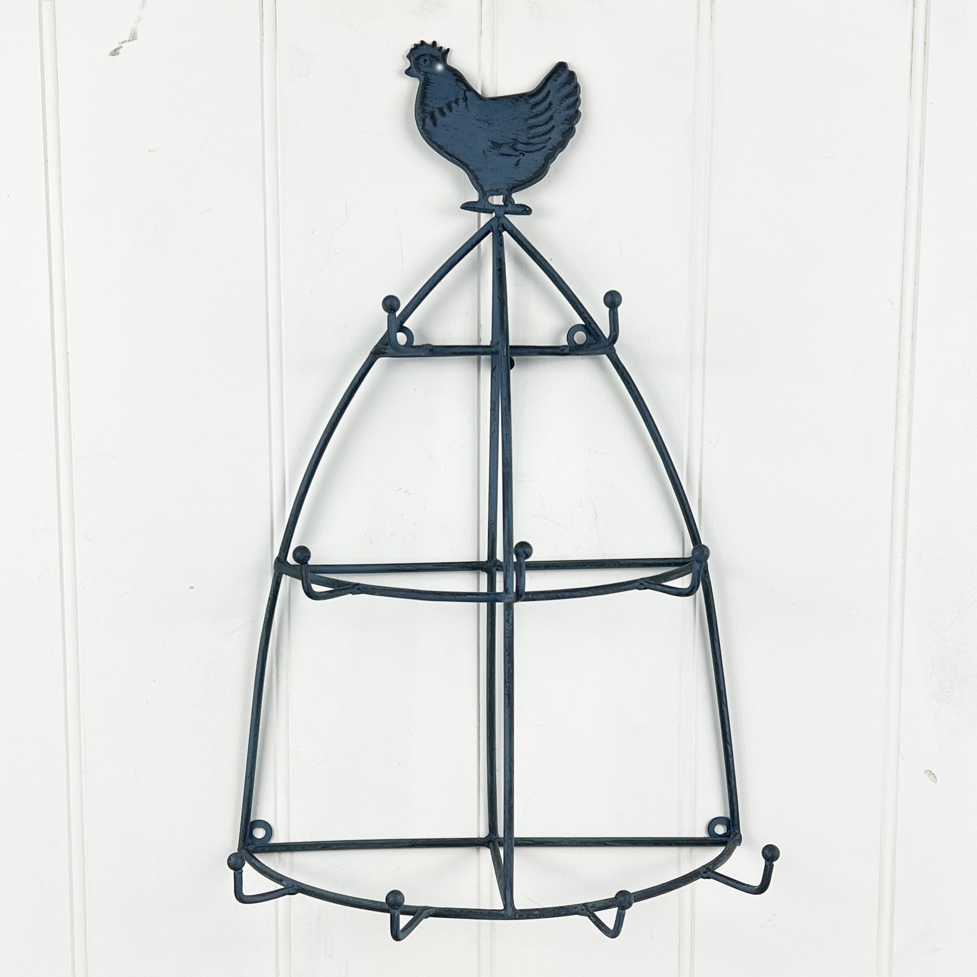 Wall Mounted Cockerel Mug Tree Holder
