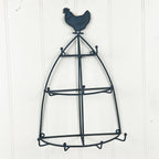 Wall Mounted Cockerel Mug Tree Holder