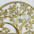 40cm Tree of Life Wall Art Tea Light Candle Holder