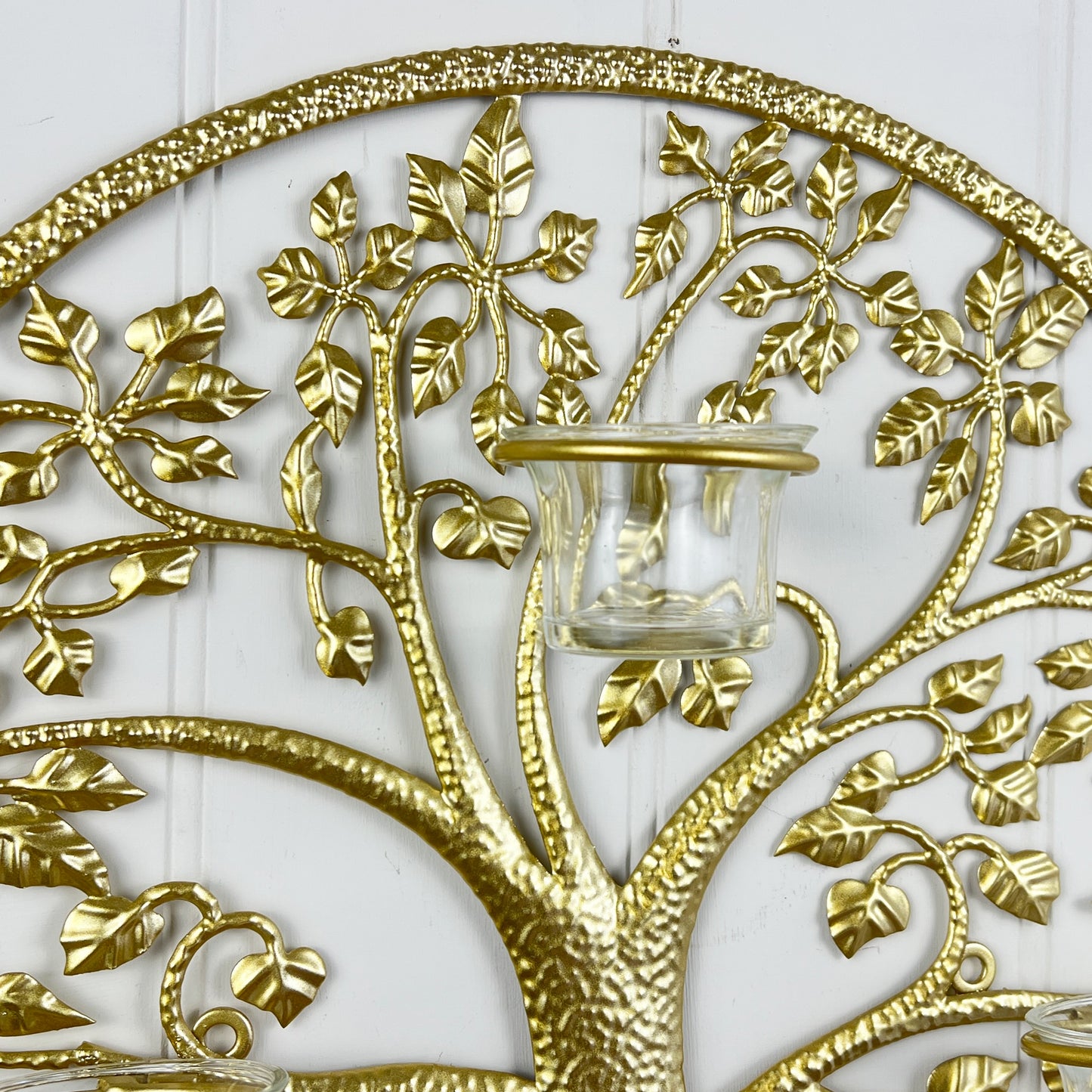 40cm Tree of Life Wall Art Tea Light Candle Holder