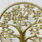 40cm Tree of Life Wall Art Tea Light Candle Holder