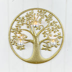 40cm Tree of Life Wall Art Tea Light Candle Holder