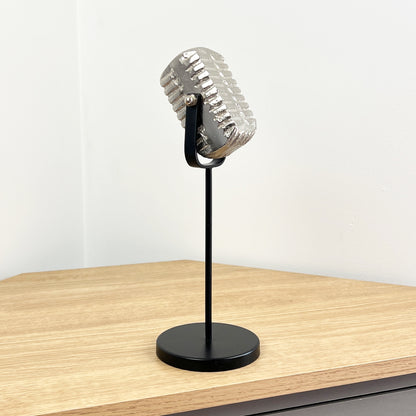 Metal Microphone Ornament