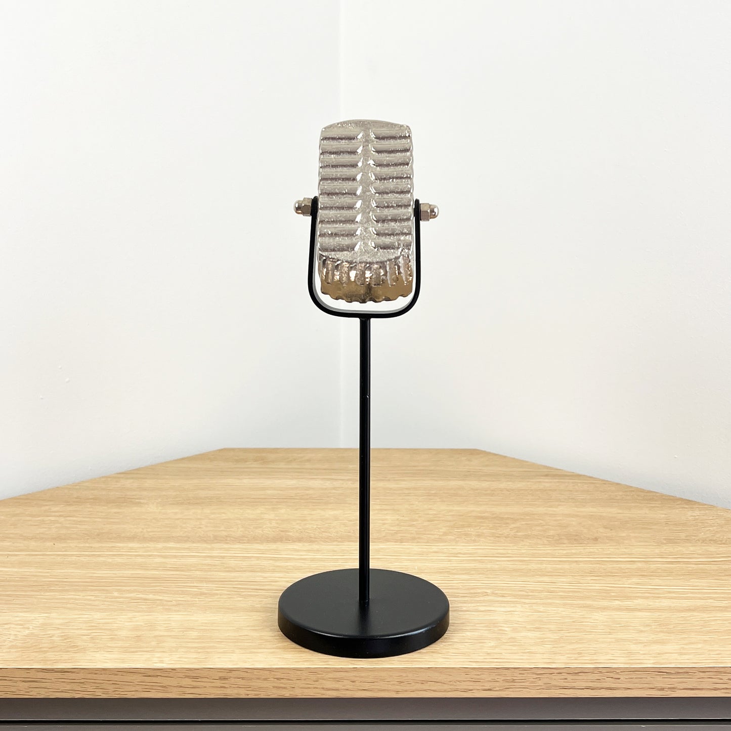 Metal Microphone Ornament