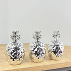 Set of 3 Miniature Pineapple Candles - Linen Scented