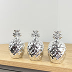 Set of 3 Miniature Pineapple Candles - Linen Scented