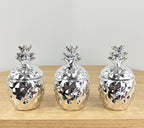 Set of 3 Miniature Pineapple Candles - Linen Scented