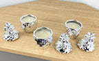 Set of 3 Miniature Pineapple Candles - Linen Scented