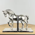 Metal Horse Bookends
