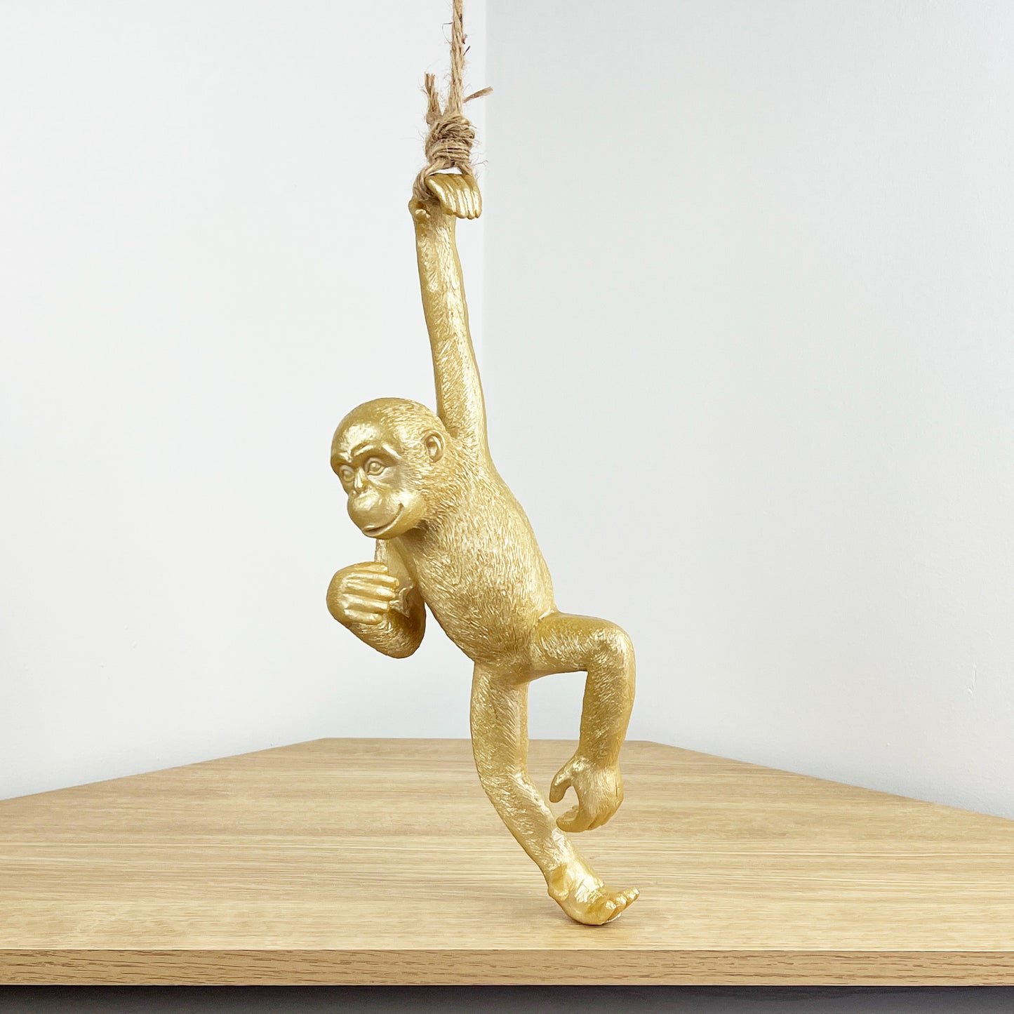 Gold Hanging Monkey - Design #2